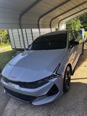 My 2024 Kia K5 with freshly tinted windows