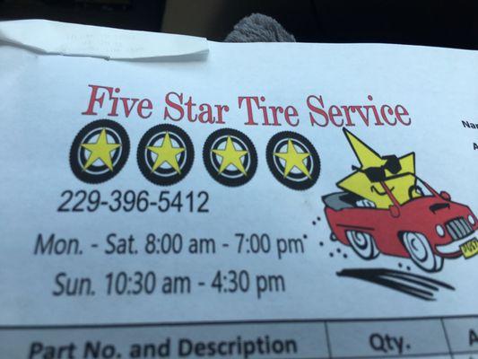 Five Star Tire Service