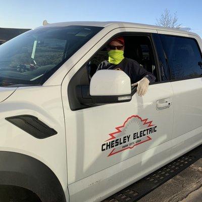 Safety is number one in all aspects of Chesley Electric operations!