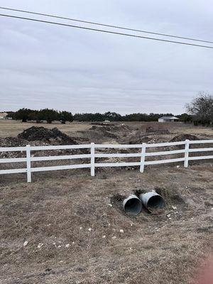 Drainage during construction