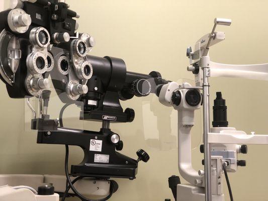 Quick and clean eye exam