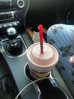 Fits perfect in the cup holder.