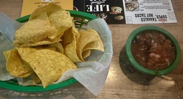 Chip's and salsa- yummy