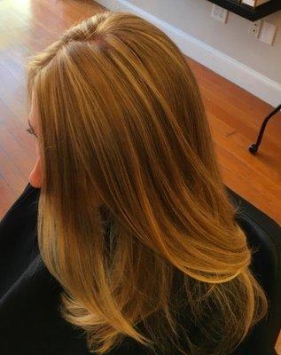 Blonde balayage