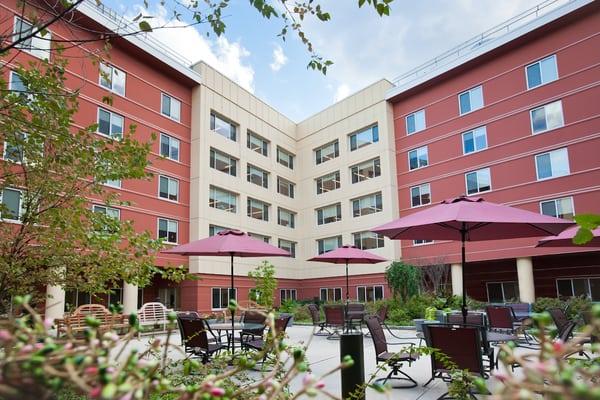 Enclosed courtyard