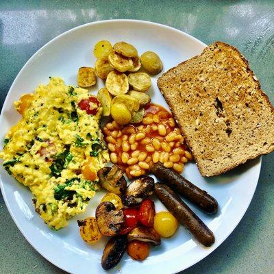 Vegan full English breakfast