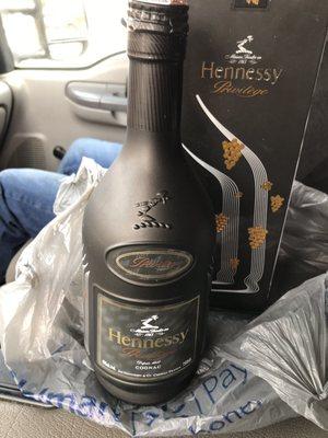 Fake Hennessy kyrios bottle