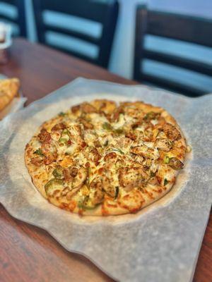 Small Buffalo, Chicken & Bacon Pizza ($11.99)