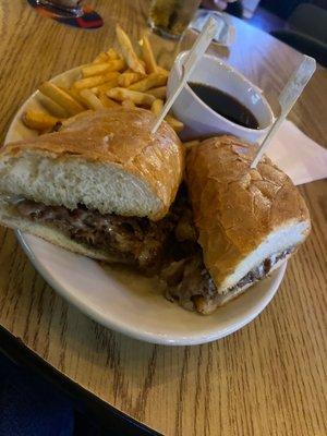 Prime rib dip