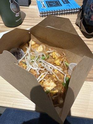 Tofu pad Thai to go