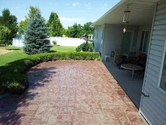 stamped concrete