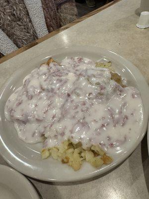 Chipped Beef over everything