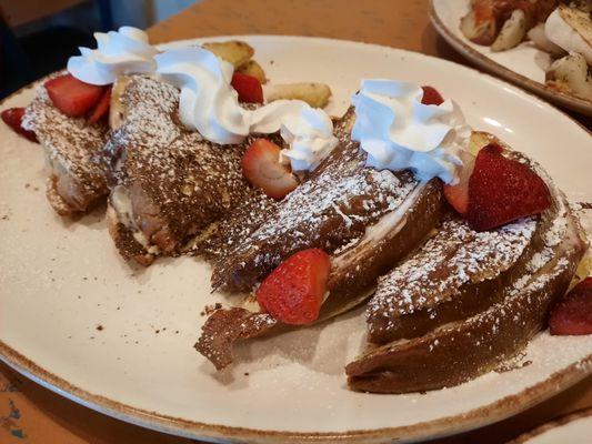 Custard filled French Toast