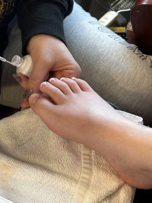 Child pedicure