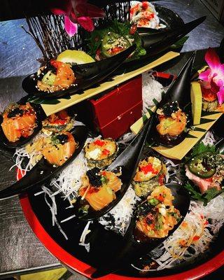 Our sushi style has no limit.  Come find out what's our Mystery item from our Master Chefs