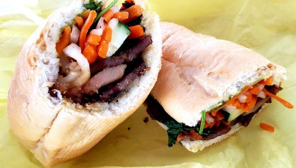 Banh mi grilled