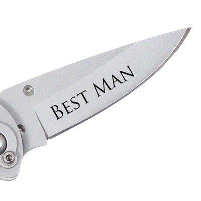 Best Man knife etching