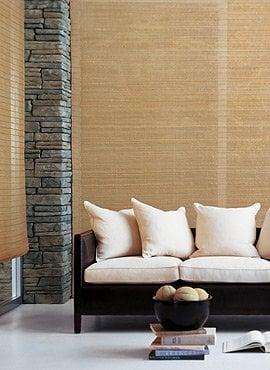 Hunter Douglas Woven Woods & Bamboo natural shades in San Francisco, San Mateo, Berkley, Brisbane, Burlingame, CA, San Jose