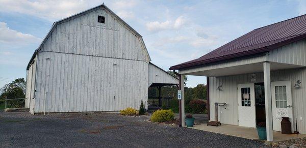 The barn