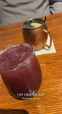 Sangria and amazing Moscow mule