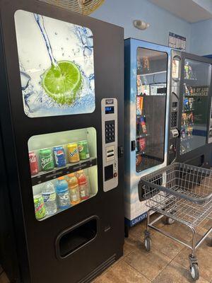 Vending - snacks, detergent, sodas