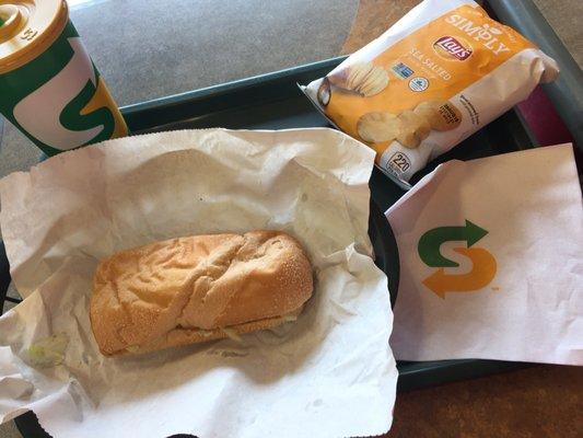 $6 Sub of the Day Meal