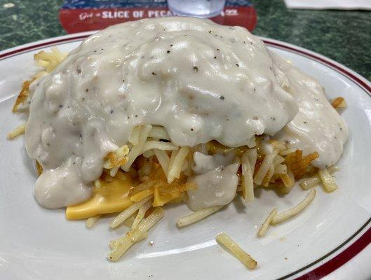 Stuffed hash browns