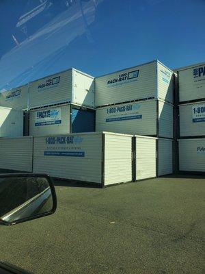 Storage units that most people think are in a secured lot.....