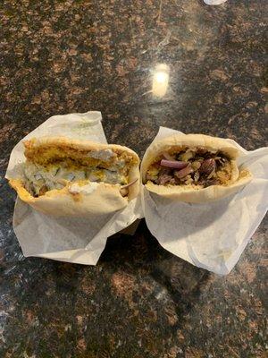 Stuffed pitas