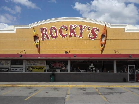 Rocky's store front.