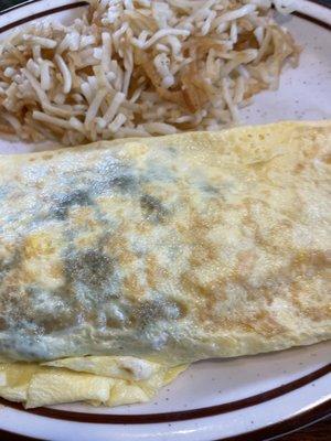 Spinach omelette