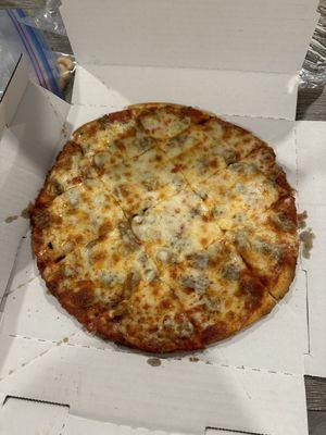 10" Extra Thin Pizza with Sausage