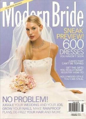 HAIR BY LAUREN LAVELLE PHOTO SHOOTCOVER  MODERN BRIDE MAGAZINE