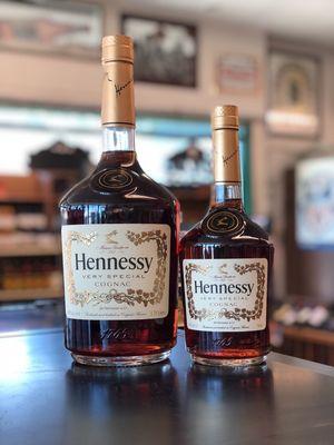 Hennessy Half Gallon and 750 ML Bottles