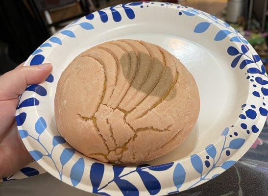 Pink Concha (Mexican Sweet Bread)