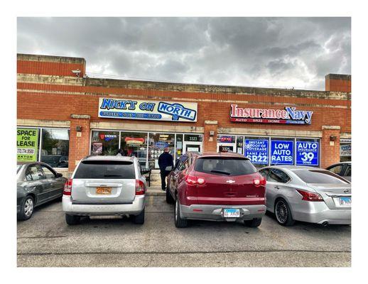 NICK's ON NORTH. Burgers Hotdogs Beef Gyros Salads etc. Curbside Pickup,Delivery,Take Out. Cash or Credit.Busy Parking Lot. Nice & Easy!