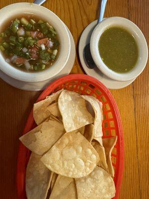 Complimentary Chips and Salsa