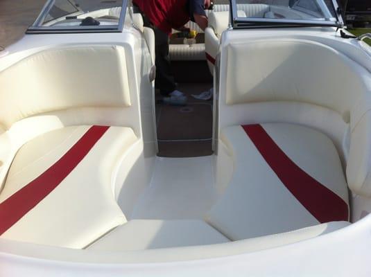 Boat reupholstery