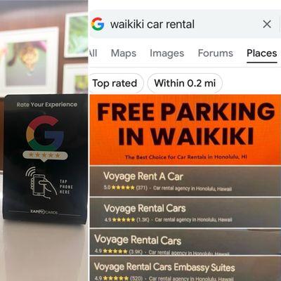 Google search- Waikiki car rental