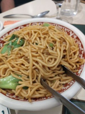 Scallion noodles