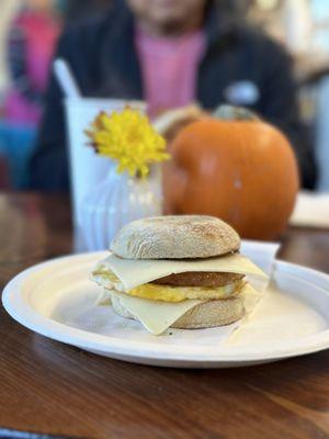 Simple but delicious breakfast sandwich