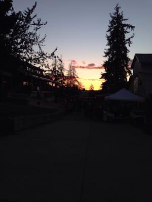 Sunset at the Hoedown.