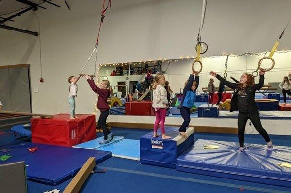 Kids Night at the gym, where parents can drop off their kids for a fun time while they enjoy a night out. :)