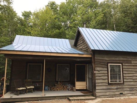 New standing seam roof we installed