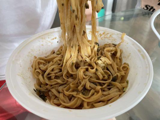 Couple set A $8 (wonton soup and peanut butter noodle)