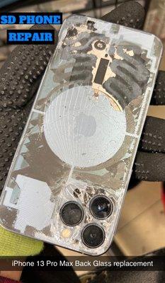 iPhone back glass replacement