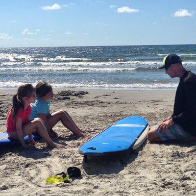 Surfing lessons