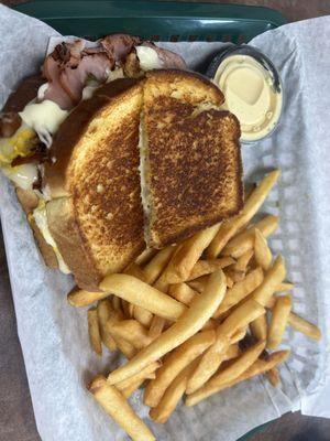 Cuban Sandwich with fries