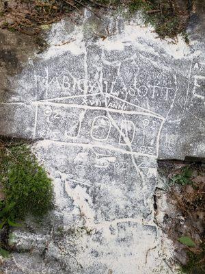 More stone carvings by those in the small pox inoculation center in 1794