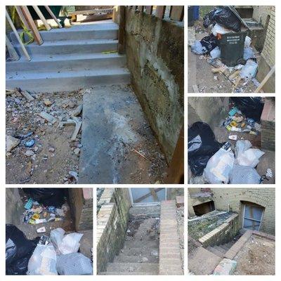 Residential building cleanup in northwest DC